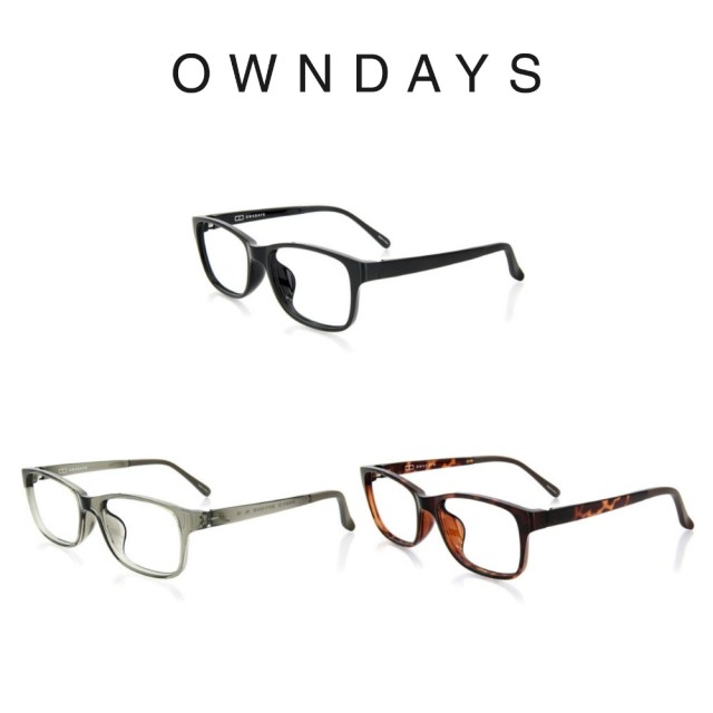 【OWNDAYS】OWNDAYS＋日本製概念系列 簡約基本款光學眼鏡(OR2026-N)