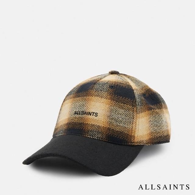 【ALLSAINTS】TELESTO 格紋棒球帽Brown MH604Z