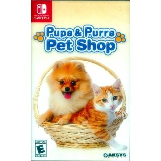 【Nintendo 任天堂】NS SWITCH 貓貓狗狗寵物店 Pups and Purrs Pet Shop(英文美版 汪汪喵喵寵物店)