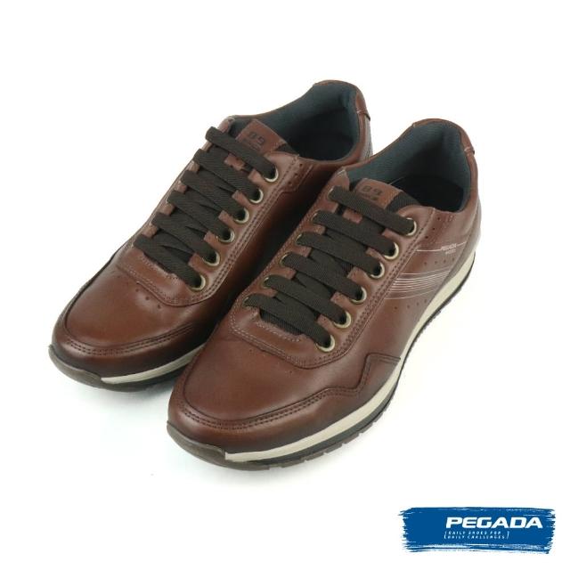 【PEGADA】巴西經典舒適透氣綁帶休閒鞋 深棕色(118409-DBR)