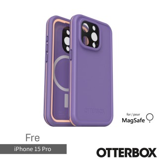 【OtterBox】iPhone 15 Pro 6.1吋 Fre 全方位防水/雪/震/泥 保護殼-紫(支援MagSafe)