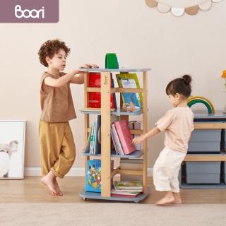 【成長天地】澳洲Boori 兒童床青少年旋轉書架多功能收納書櫃BR009(澳洲30年嬰童知名品牌)