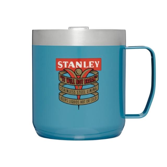 【Stanley】週年復刻1940限定版 / 馬克杯 12oz－孔雀藍(10-09366-214)