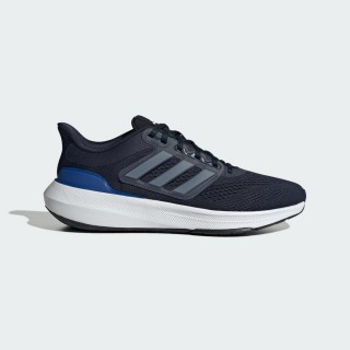 【adidas 愛迪達】ULTRABOUNCE 男款 慢跑鞋 黑灰藍(ID2253)