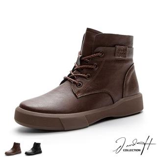 【J&H collection】輕奢復古風真皮軟底馬丁靴(現+預 棕色 / 黑色)