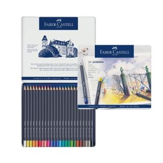 【Faber-Castell】輝柏 GOLDFABER油性色鉛筆 24色 / 盒 114724