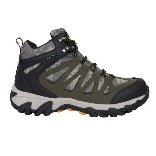 【DIADORA】男戶外越野登山鞋-防潑水 慢跑 台灣製 軍綠黑(DA73302)