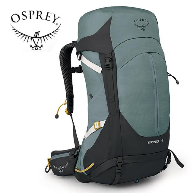 【Osprey】Sirrus 36 透氣網架健行登山背包 36L 女款 石蓮綠(登山背包 健行背包 運動背包)