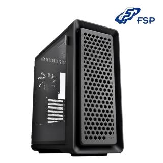 【FSP 全漢】全漢 CUT593 E-ATX 電腦機殼(黑色)