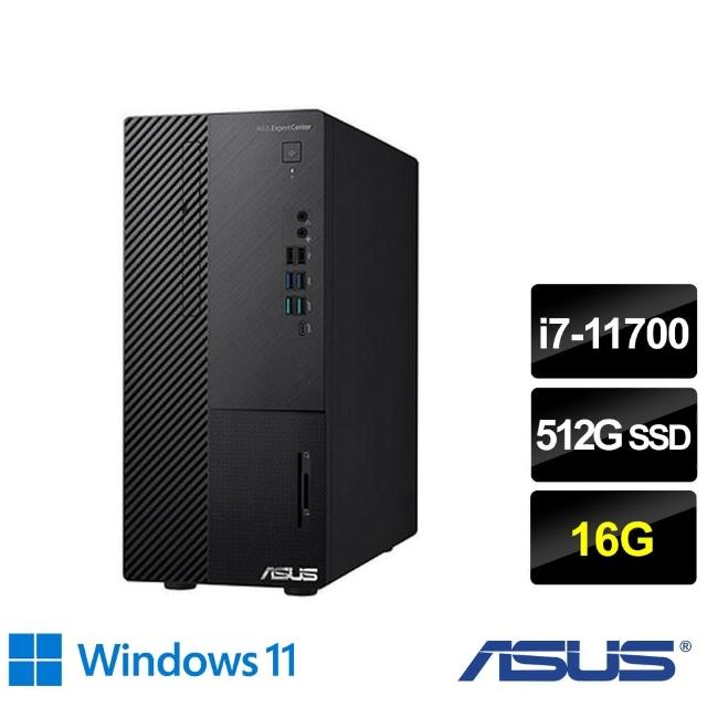 【ASUS 華碩】i7八核電腦(H-M900MC/i7-11700/16G/512G SSD