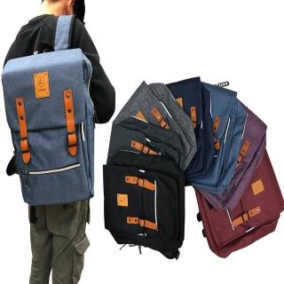 【SNOW.bagshop】後背包大容量可A4夾主袋+外袋共三層防水尼龍布水瓶外袋