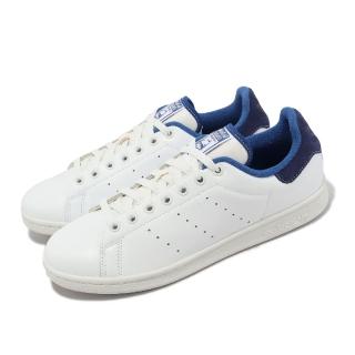 【adidas 愛迪達】休閒鞋 Stan Smith 白 藍 男鞋 女鞋 麂皮 小白鞋 史密斯 愛迪達(ID2006)