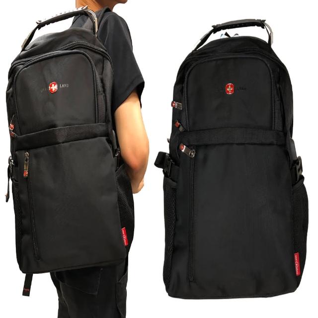 【OverLand】後背包大容量主袋+外袋共六層防水尼龍布胸釦USB+線