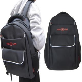 【OverLand】後背包中大容量二主袋+外袋共四層防水尼龍布胸釦內水瓶固定
