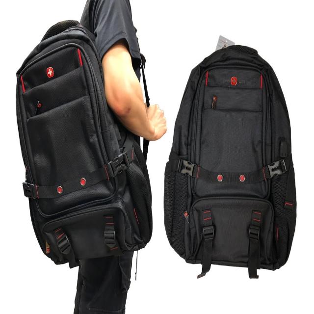 【OverLand】後背包大容量主袋+外袋共六層防水尼龍布胸釦可A4夾