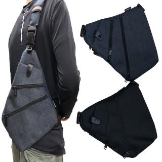 【SNOW.bagshop】胸前包超小量主袋+外袋共四層防水尼龍扁包型設計