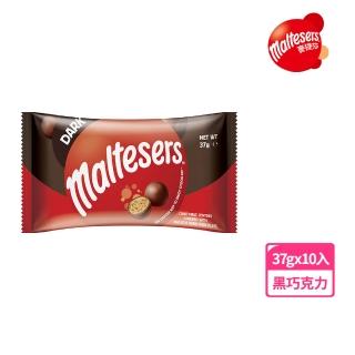 【maltesers 麥提莎】麥芽脆心黑巧克力 37g*10入(零食/點心)