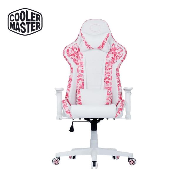 【CoolerMaster】CALIBER R1S 電競椅(迷彩粉/需自行組裝)