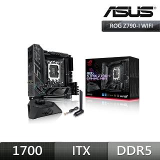 【ASUS 華碩】ROG STRIX Z790-I GAMING WIFI 主機板+Intel Core i5-14600KF 中央處理器(M+C組合包)