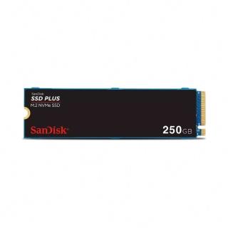 【SanDisk 晟碟】SSD PLUS M.2 NVMe PCIe Gen 3.0 內接式 SSD 250GB(SDSSDA3N-250G-G26)