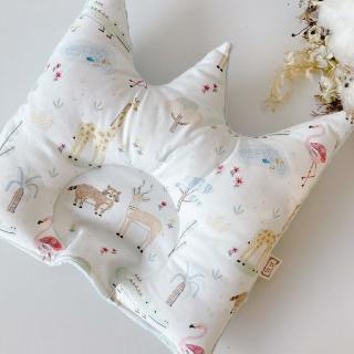 【Lianne baby】台灣製新生兒皇冠定型枕 嬰兒枕頭 嬰兒禮物(枕頭 嬰兒枕頭 水洗枕頭 定型枕 滿月禮)