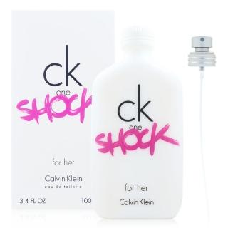 【Calvin Klein 凱文克萊】CK One Shock 女性淡香水 EDT 100ml(平行輸入)