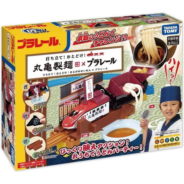 【TAKARA TOMY】PLARAIL 鐵道王國 多美火車丸製麵遊戲組(多美火車)