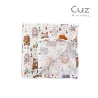 【Cuz】土耳其有機綿紗布巾-流星劃過的林間-2入(35x35cm)