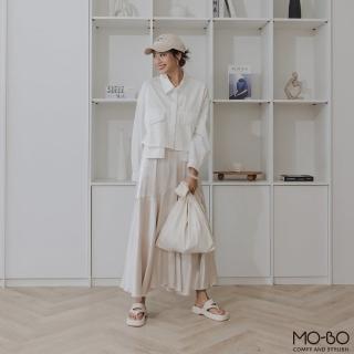 【MO-BO】NORM.造型口袋短版襯衫式外套(Nikki小閃聯名款)