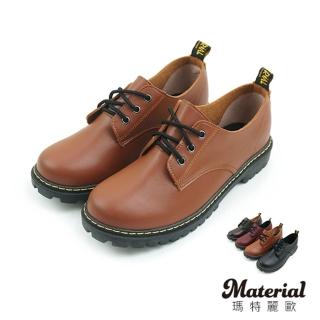 【MATERIAL 瑪特麗歐】男鞋 時尚綁帶短版馬丁靴 T21460(男鞋)
