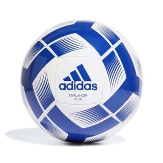 【adidas 愛迪達】Starlancer CLB 足球 運動 訓練 比賽 亮面 機縫 藍白(IB7720)