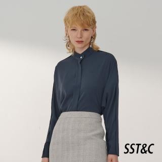 【SST&C 新品上市】深灰藍飛鼠袖立領上衣7662311004