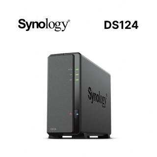 【Synology 群暉科技】搭HAT3300 6TB x1 ★ DS124 1Bay NAS 網路儲存伺服器