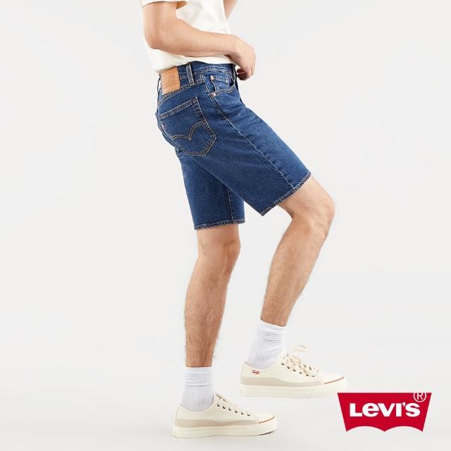 【LEVIS 官方旗艦】男款 上寬下窄 405牛仔短褲 / 深藍基本款 熱賣單品 39864-0022