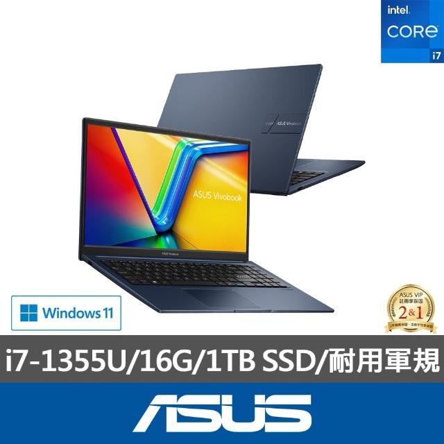 ASUS 華碩】15.6吋i7輕薄筆電(VivoBook X1504VA/i7-1355U/16G/1TB SSD