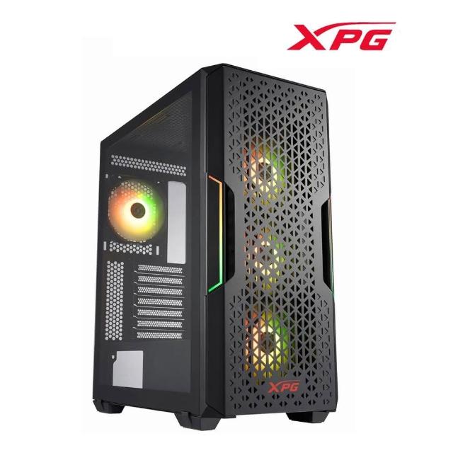 【XPG】威剛 STARKER AIR C{黑} ATX 電腦機殼(顯卡限長32cm/塔扇限高16.5cm/玻璃側透/Type-C)