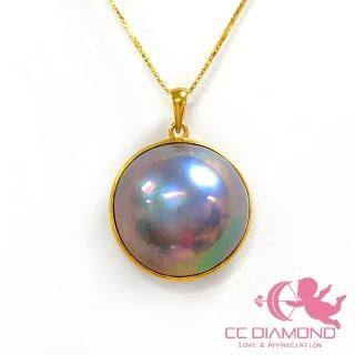 【CC Diamond】日本海水馬貝18K金項鍊(16.8mm)