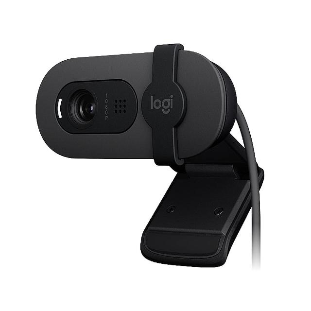 【Logitech 羅技】BRIO 105 商務網路攝影機(石墨灰)