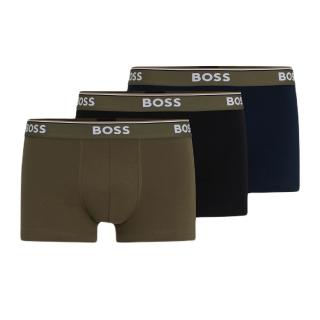 【HUGO BOSS】純棉四角內褲3件組(M號、L號)