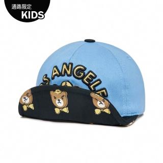 【MLB】童裝 可調式棒球帽 童帽 Mega Bear系列 洛杉磯道奇隊(7AWRC032N-07BLL)