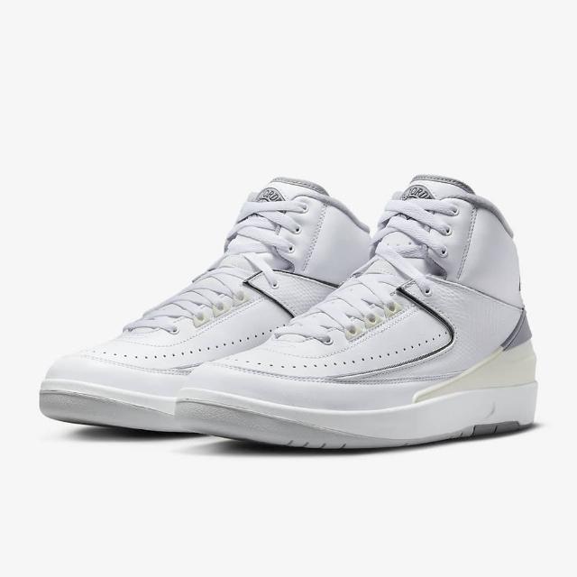 NIKE 耐吉】休閒籃球鞋運動鞋AIR JORDAN 2 RETRO 男白(DR8884100