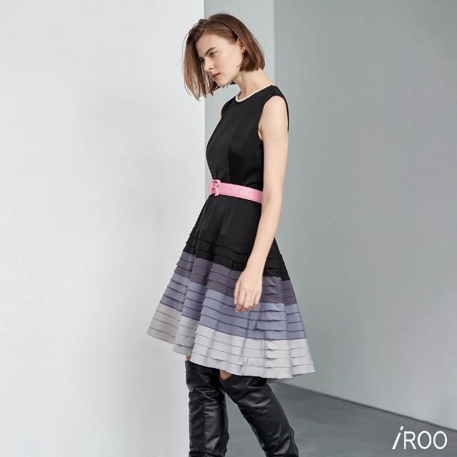 【iROO】漸層色配色洋裝