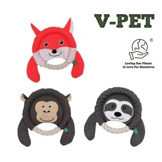 【V-PET】狗狗專用 飛盤系列 耐咬耐磨玩具 V-PET 玩偶 （共3款）(狗狗都瘋狂)