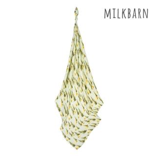 【Milkbarn】竹纖維包巾-野營(新生兒包巾 紗布包巾 蓋毯 哺乳巾)