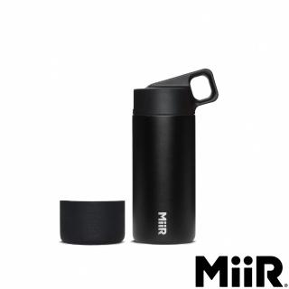 【MiiR】雙層真空 保溫/保冰 防漏吸管 兒童水壺 保溫杯(經典黑 保溫瓶)
