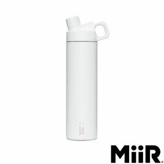 【MiiR】大流量 磁吸掀蓋 飲水/補水 運動 保溫杯 20oz/591ml(時尚白 保溫瓶)