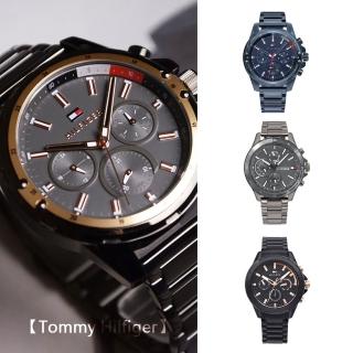 【Tommy Hilfiger】多款時尚款式 鋼帶 腕錶 手錶 男款 母親節(共8款)