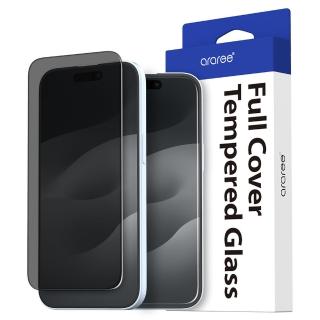 【Araree】Apple iPhone 15 系列 防窺強化玻璃螢幕保護貼