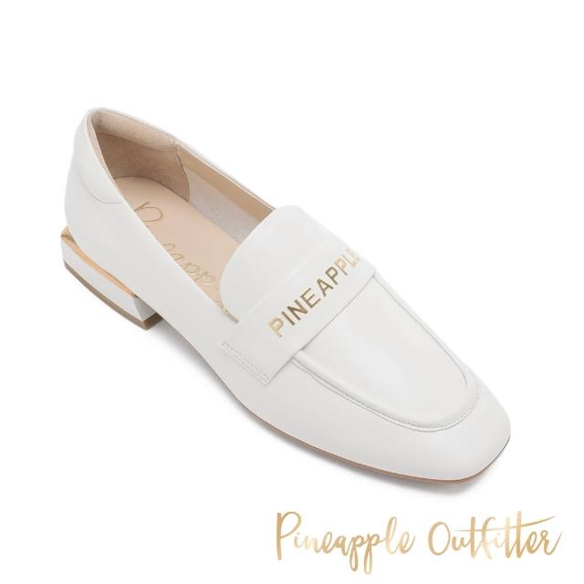【Pineapple Outfitter】MAHPEE 品牌羊皮深口低跟鞋(白色)