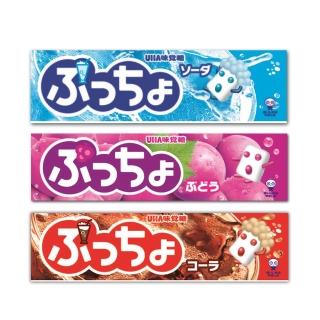 【UHA 味覺糖】普超條糖50g(可樂/汽水/葡萄)